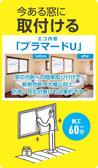 エコ内窓「プラマードU」